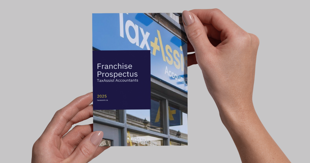 The TaxAssist Group frosted glass window